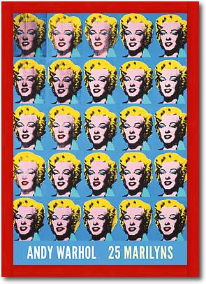 25 Colored Marilyns              von Andy Warhol