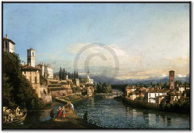 Ansicht von Vapori               von Canaletto