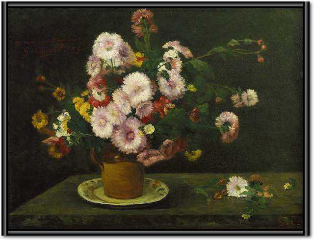 Asternstrauß                     von Gustave Courbet