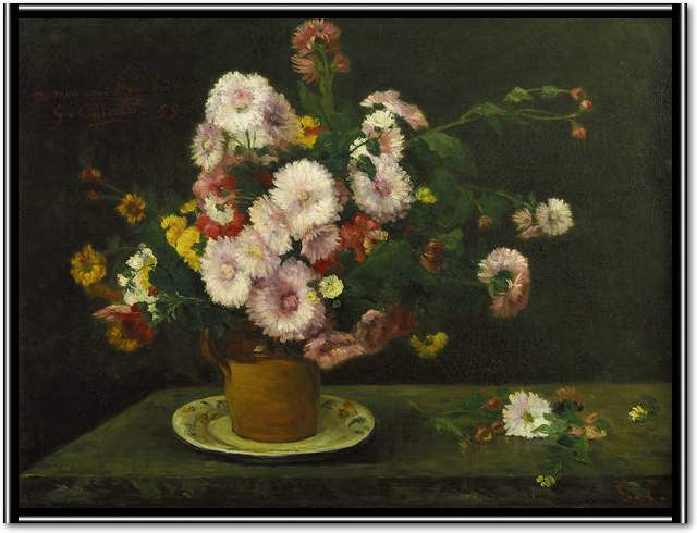 Asternstrauß                     von Gustave Courbet