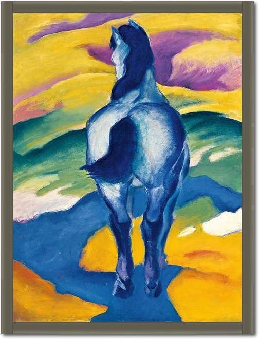 Blaues Pferd II                  von Franz Marc