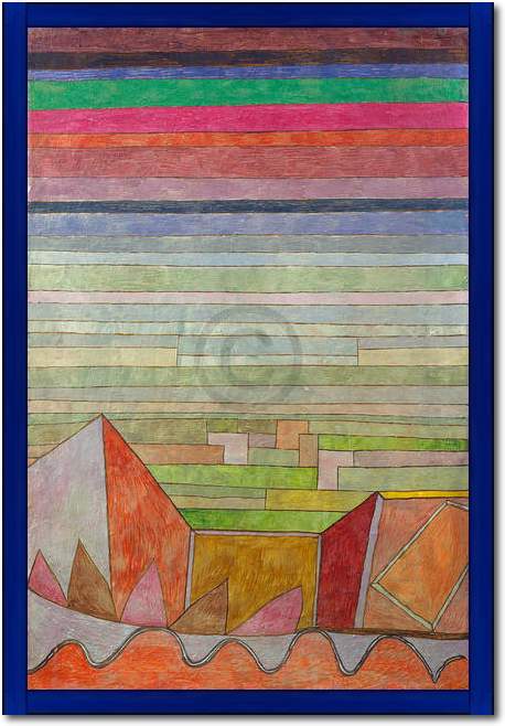 Blick in das Fruchtland          von Paul Klee