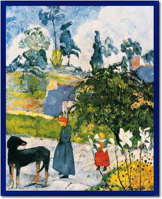 Bretonische Landschaft           von Paul Gauguin