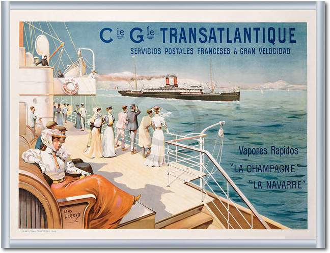 Cie. Gle. Transatlantique        von Ernest Louis Lessieux