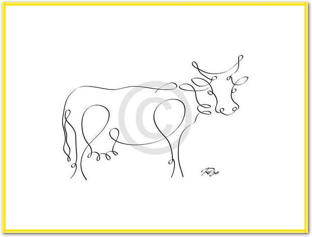 Cow                              von Gholam Reza Mahdavi