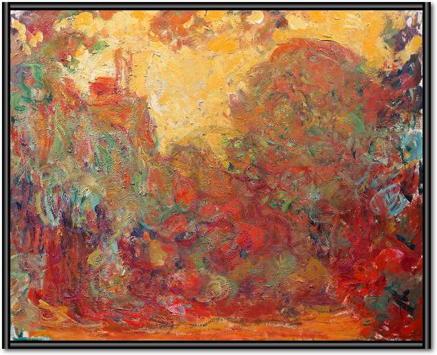 Das Haus in Giverny              von Claude Monet