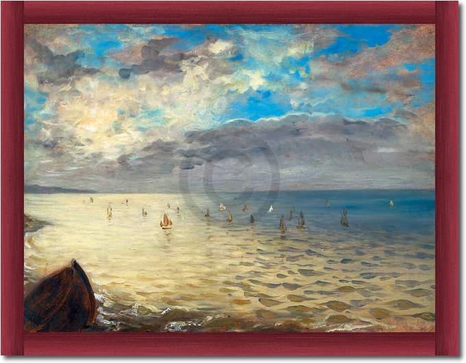 Das Meer, von den Höhen bei...   von Eugene Delacroix