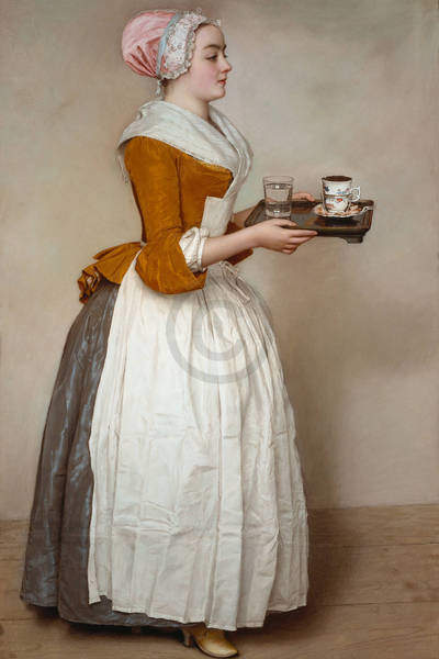 Das Schokoladenmädchen           von Jean Etienne Liotard