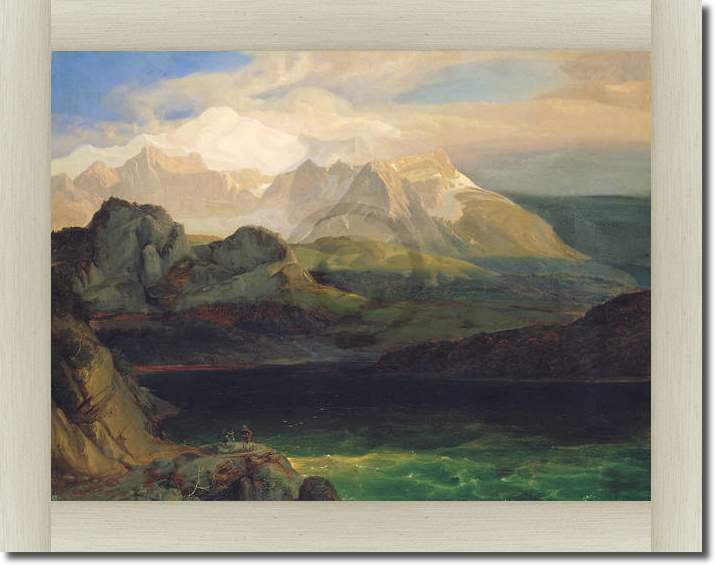 Der Eibsee bei Partenkirchen     von Carl Rottmann