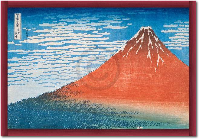 Der Fujiyama                     von K. Hokusai