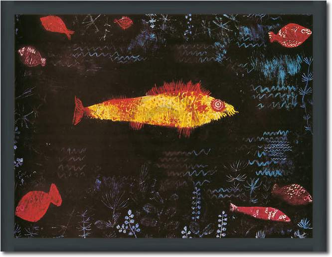 Der goldene Fisch                von Paul Klee
