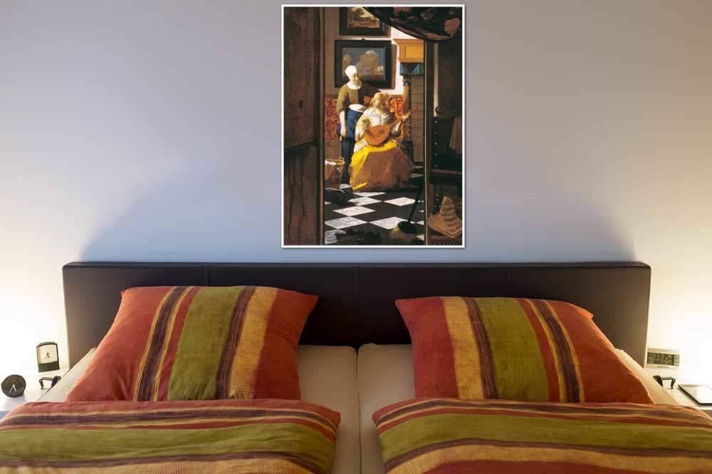 Der Liebesbrief                  von Johannes Vermeer