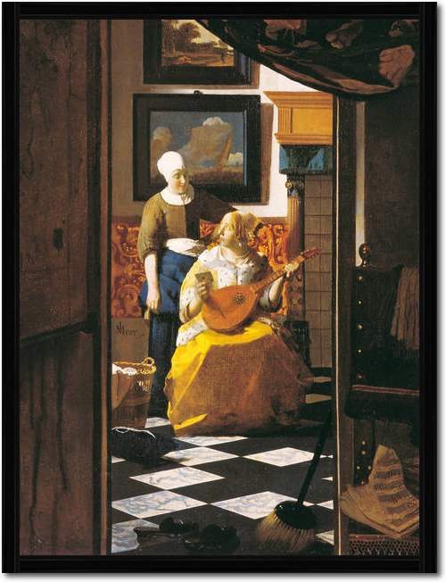 Der Liebesbrief                  von Johannes Vermeer