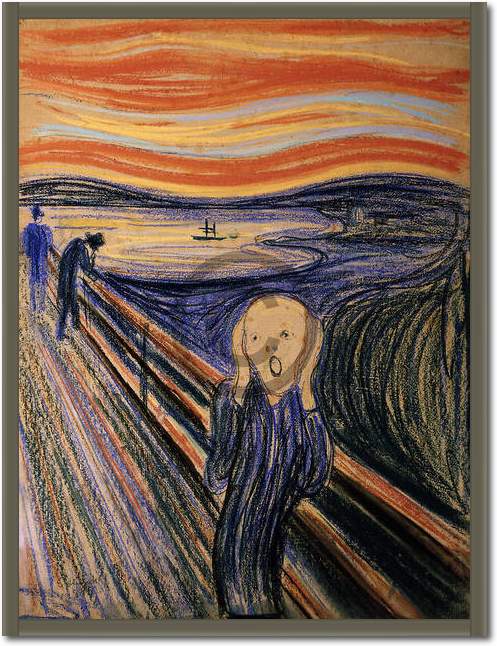 Der Schrei                       von Edvard Munch
