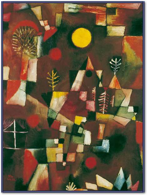 Der Vollmond                     von Paul Klee