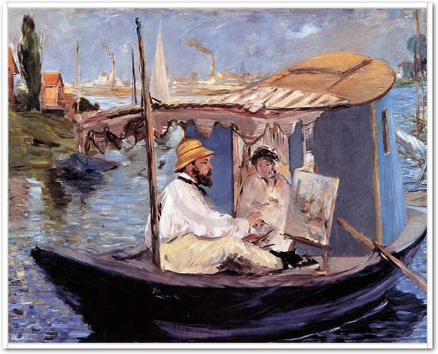 Die Barke                        von Edouard Manet