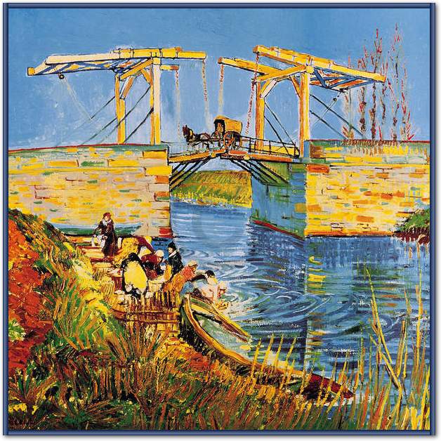 Die Brücke bei Langlois in Arles von Vincent Van Gogh