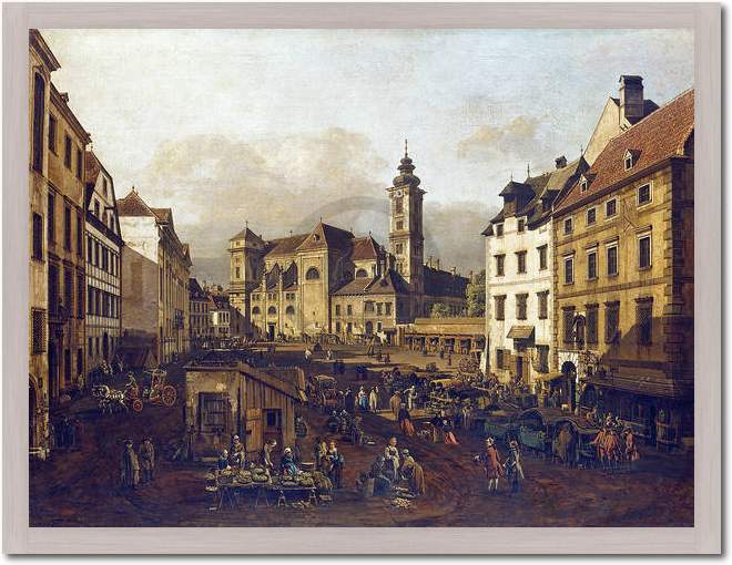 Die Freyung in Wien              von Canaletto
