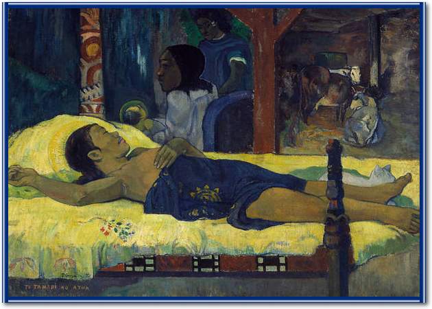Die Geburt Christi               von Paul Gauguin