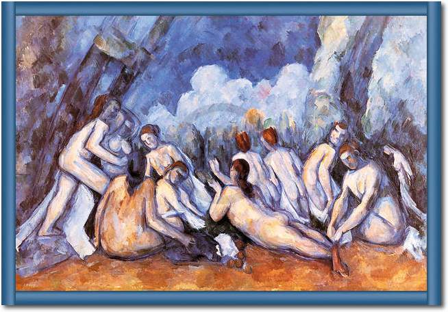 Die großen Badenden              von Paul Cézanne