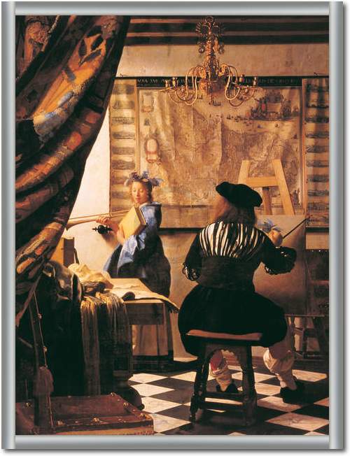 Die Malkunst                     von Johannes Vermeer