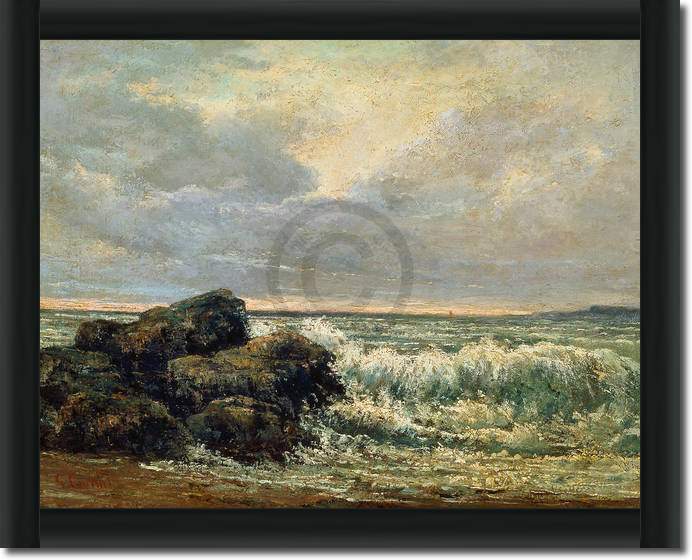 Die Welle                        von Gustave Courbet