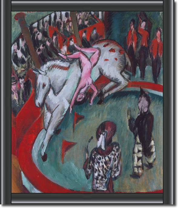 Die Zirkusreiterin               von Ernst Ludwig Kirchner