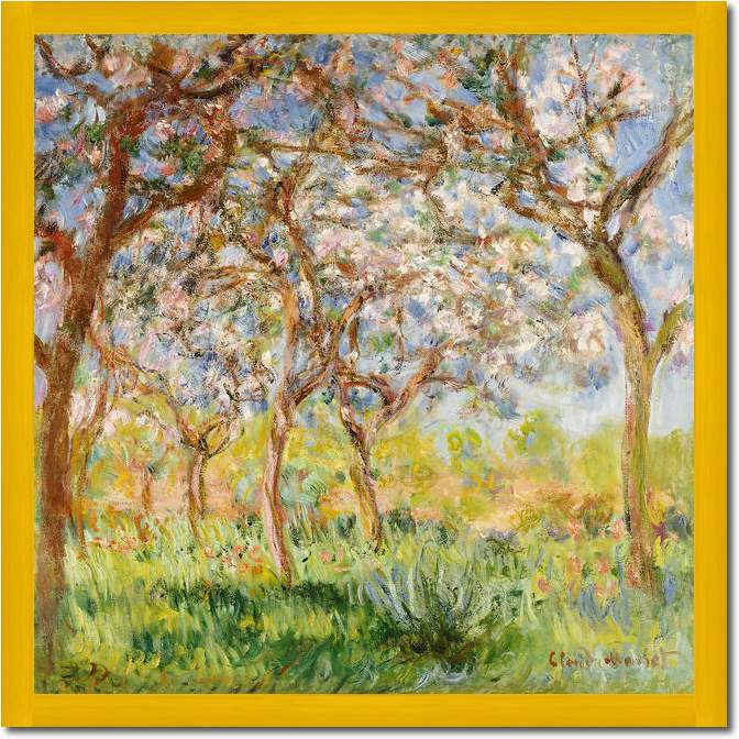 Frühling in Giverny              von Claude Monet