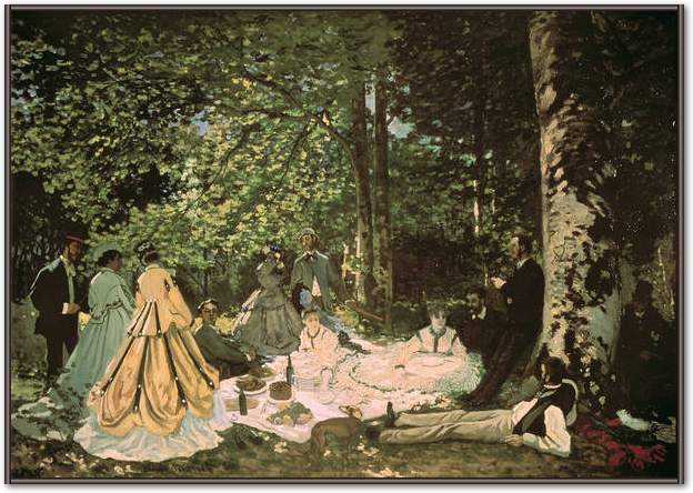 Frühstück auf dem Rasen          von Claude Monet