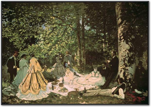 Frühstück auf dem Rasen          von Claude Monet