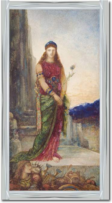 Helena vor den Mauern Trojas     von Gustave Moreau