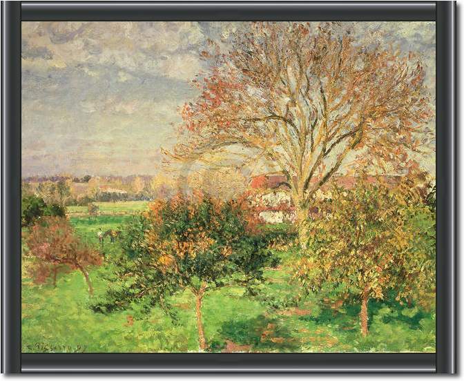 Herbstmorgen in Eragny           von Camille Pissarro