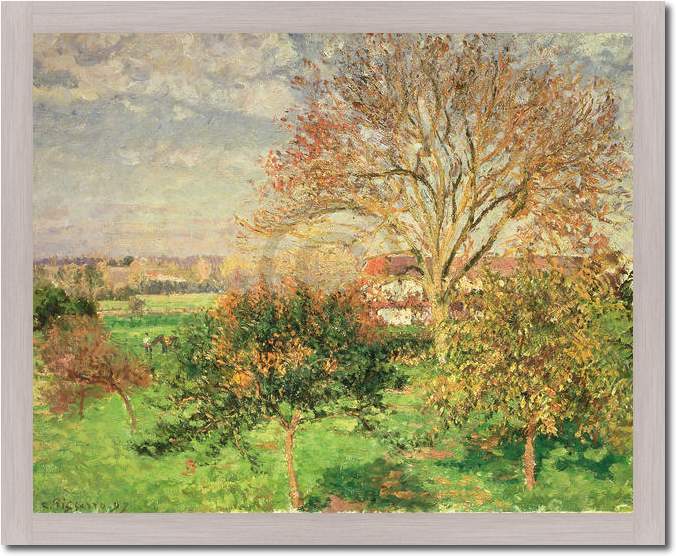 Herbstmorgen in Eragny           von Camille Pissarro