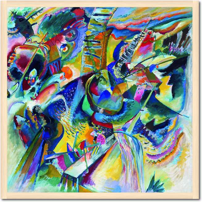 Improvisation Klamm              von Wassily Kandinsky