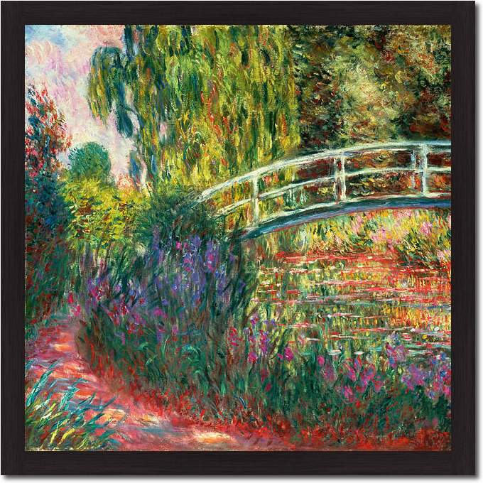 Japanische Brücke...             von Claude Monet