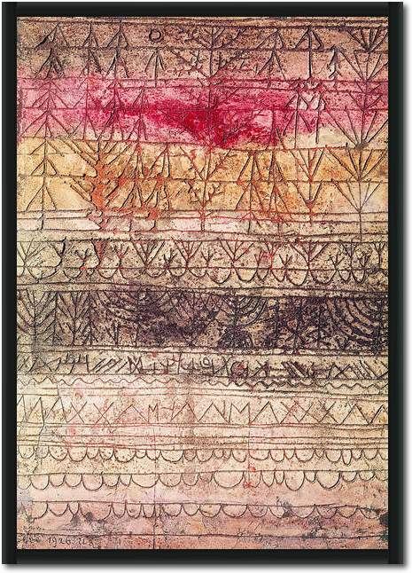 Jungwaldtafel                    von Paul Klee