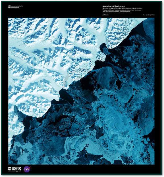 Kamchatka Peninsula              von Landsat-7