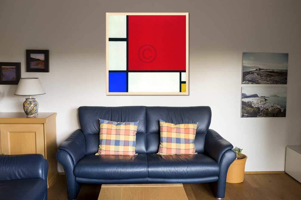 Komposition mit Rot, Gelb und    von Piet Mondrian