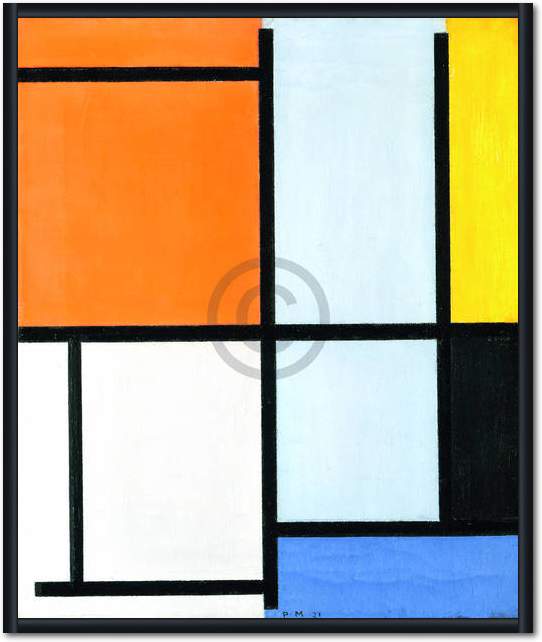Komposition 1921                 von Piet Mondrian