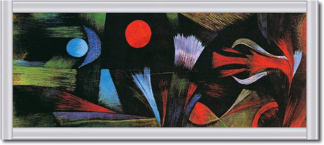 Landschaft bei Vollmond          von Paul Klee
