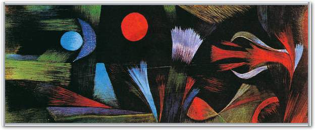 Landschaft bei Vollmond          von Paul Klee
