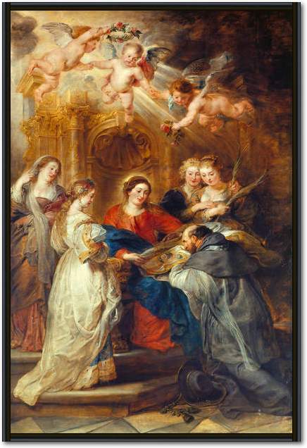 Maria erscheint dem heiligen Ild von Peter Paul Rubens
