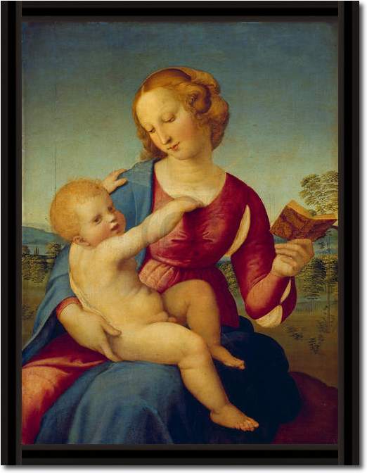 Maria mit dem Christuskind       von Raffael