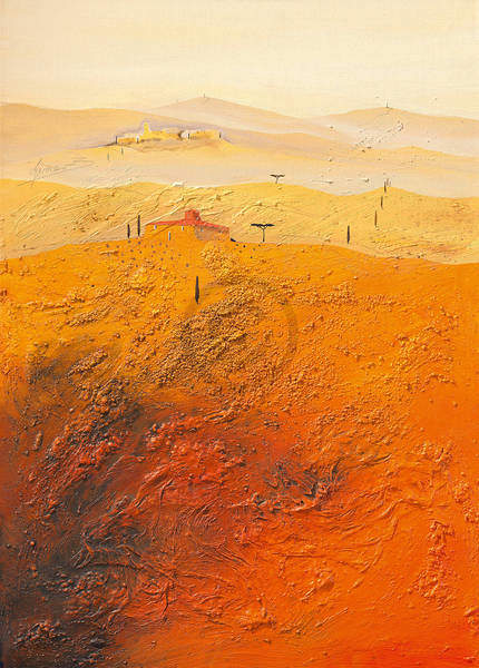 Mediterrane Landschaft 1         von Bernhard Gerner