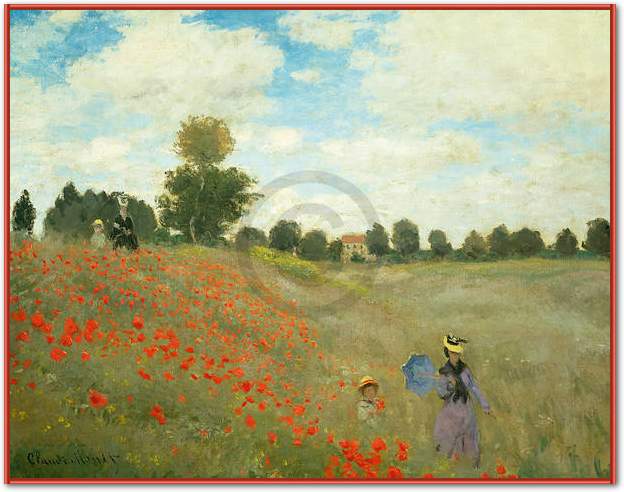 Mohnfeld bei Argenteuil          von Claude Monet