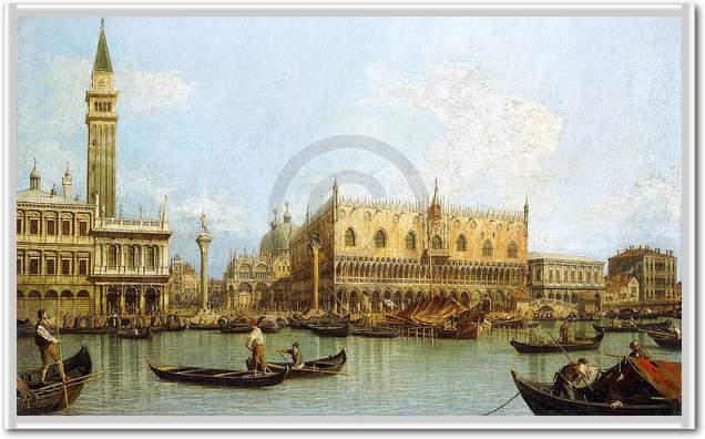 Molo, Venedig                    von Canaletto