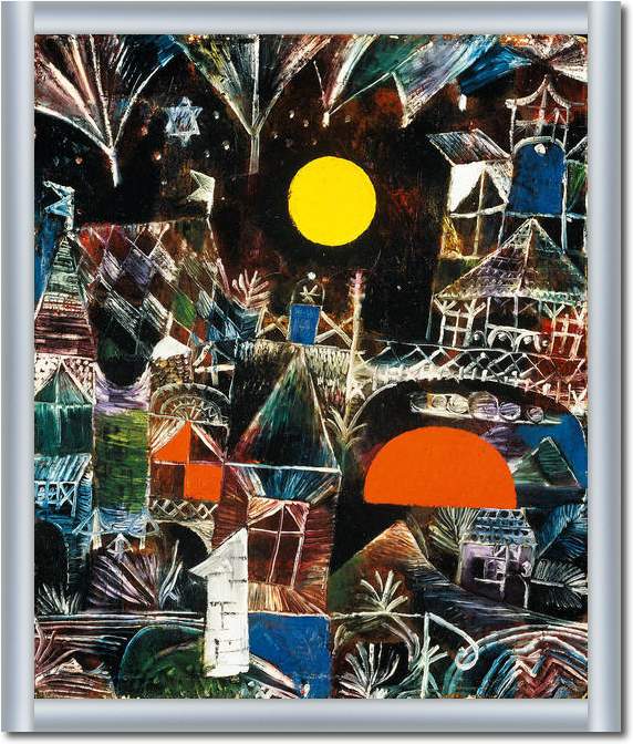Mondaufgang - Sonnenuntergang    von Paul Klee