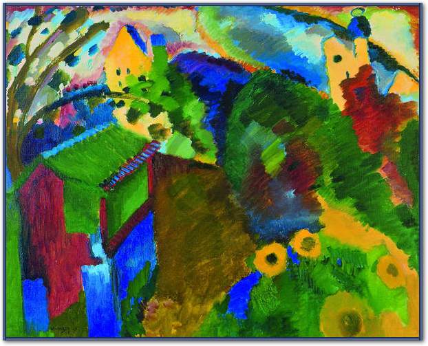 Murnau - Garten I                von Wassily Kandinsky
