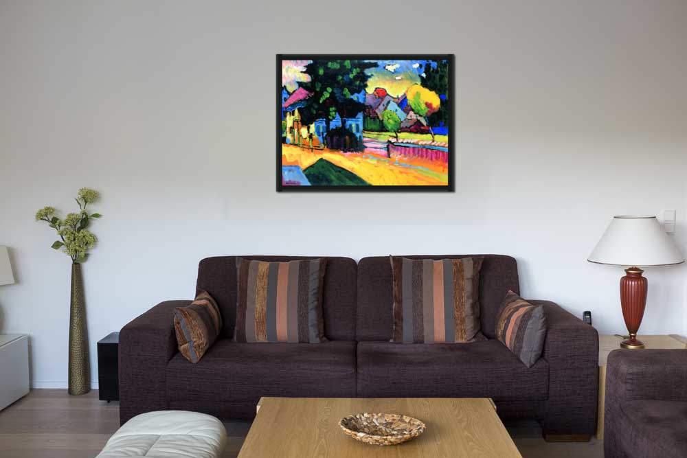 Murnau - Studie zu Landschaft    von Wassily Kandinsky