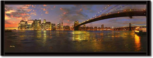 New York City at sunset          von John Xiong